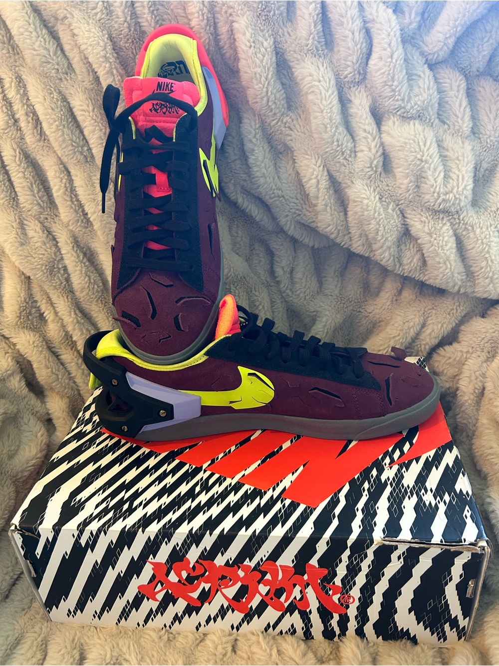 Nike Blazer Low x Acronym Night Maroon 9.5